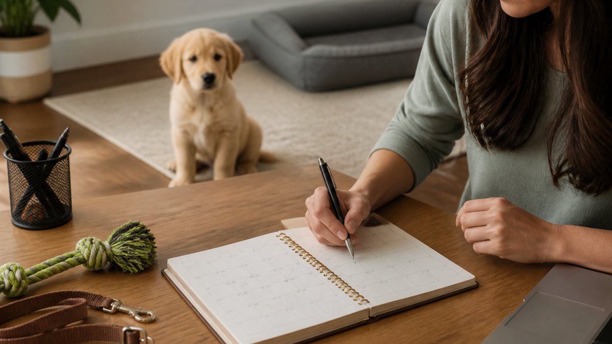 Puppy Training Schedule for Working Professionals